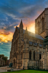 york cathedral (york minster) is a gothic-style cathedral, located in the city of york in the north 