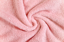 Abstract Background Terry Pink Towel