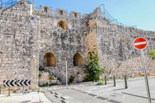 Beautiful View Of Jaffa Gate In Jerusalem