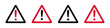 © Yaroslav - Caution warning symbol. Exclamation mark. Attention vector illustration. Danger sign icon.