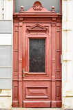 Fototapeta Paryż - View of old building with vintage door