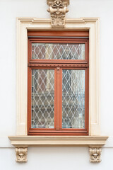 Wall Mural - view of old building with beautiful window