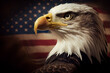 american bald eagle with Generative AI technology