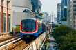 Skytrain BTS operates in the center of Bangkok. Skytrain is the fastest mode of transport in Bangkok