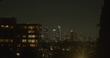 Downtown LA From Residential Area