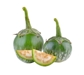 Wall Mural - eggplant isolated on transparent png