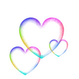 Beauty Shape Heart Ballon Illustration Transparant