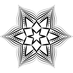 tribal geometric pattern icon