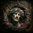 the crown of thorns of jesus christ . Ai generativ.
