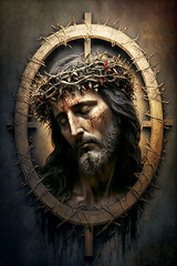 Wall Mural - the crown of thorns of jesus christ . Ai generativ.