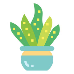 cactus flat icon style