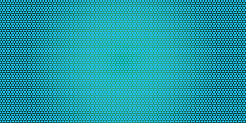 Blue hexagon seamless pattern with white shadow