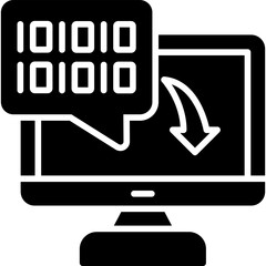 Sticker - Binary Code Icon