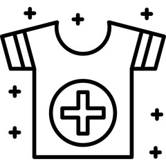 Wall Mural - Shirt Icon