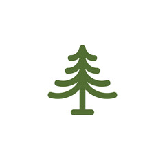 Pine Logo Simple Design. Pine Icon Modern 