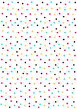 Colorful Polka Dot Background.Eps 10 Vector.