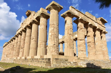 Poster - The Temple of Hera at Selinunte in Sicily,Italy