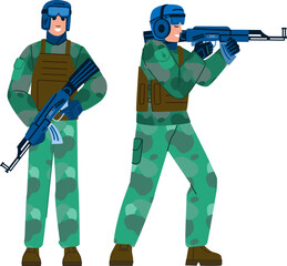 soldier military army vector