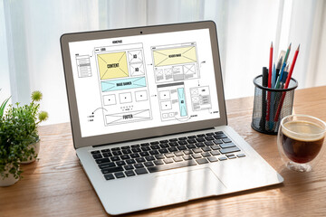 Website design software provide modish template for online retail business and e-commerce