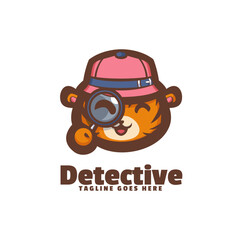 Wall Mural - Detective Logo Vector