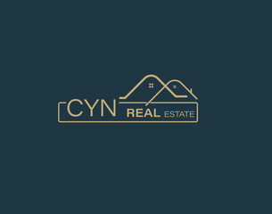 CYN Real Estate and Consultants Logo Design Vectors images. Luxury Real Estate Logo Design