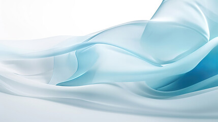 Wall Mural - beautiful smooth light blue abstract background, generative ai