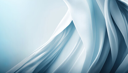 Wall Mural - beautiful smooth light blue abstract background, generative ai