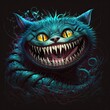 Cheshire Cat Grinning: Magic & Fantasy of Wonderland Pet Icon: Generative AI