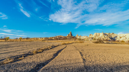 Wall Mural - Magical landscapes in Turkey's cappadocia desert