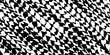 Seamless abstract snake scales warbled checker pattern. Tileable monochrome bold black and white African safari wildlife background texture. Trendy boho chic fashion animal skin camouflage motif.