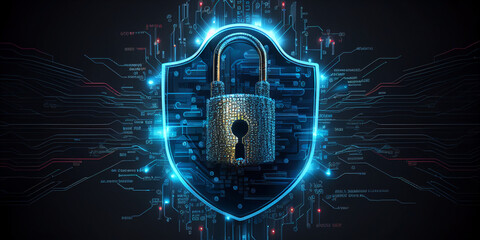 Cyber security concept