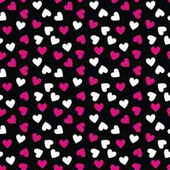 Poster - Valentine's Day Love Seamless Pattern - Festive Valentine theme repeating pattern design