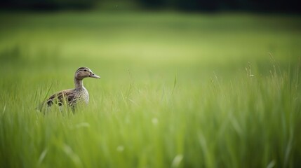 Wall Mural - Photo of a Duck, Generative AI