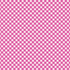 Wall Mural - Retro Gingham Plaid Seamless Pattern - Cute gingham plaid repeating pattern design