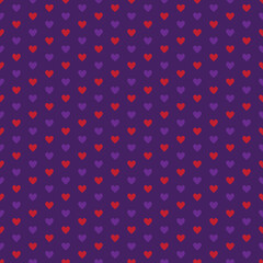 Poster - Valentine's Day Love Seamless Pattern - Festive Valentine theme repeating pattern design