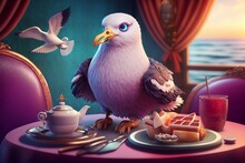 From Photorealistic Chibi To Luxurious Seagull: An Epic Composition Of High-Quality Still Life Photography For A Sweet And Festive Morning Tea!, Generative Ai