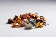 Piles Of Mined And Refined Rare Earth Elements. Generative AI. Generative, AI