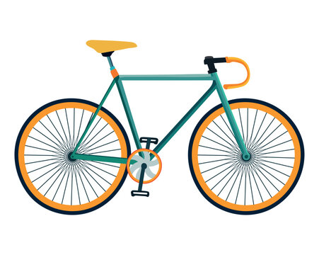 green race bicycle