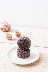 Poster - moon cake dark chocolate flavour