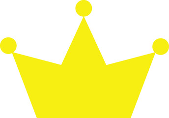 Wall Mural - yellow crown