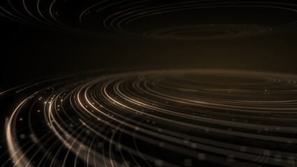 Wall Mural - abstract gold luxury background, light line motion graphic, award winning concept