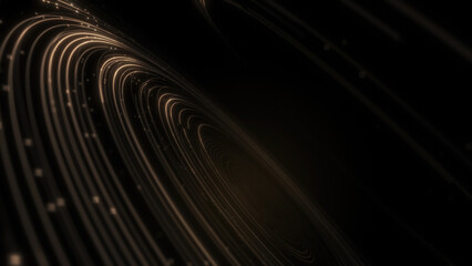 Wall Mural - abstract gold luxury background, light line motion graphic, award winning concept