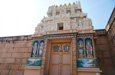 Wall Mural - shri raghunath ji mandir temple entry gate view image