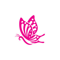Wall Mural - butterfly logo design vector