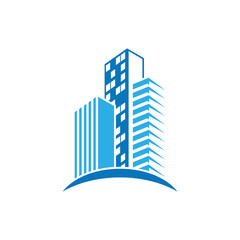 Wall Mural - building logo design vector
