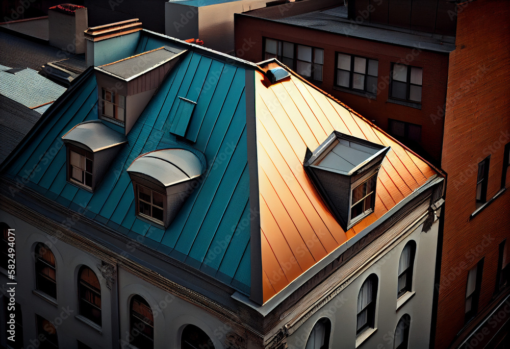 Gold Raftors Building ,city,color,gold,black and white,House,Tiles, Slate, Shingles ...