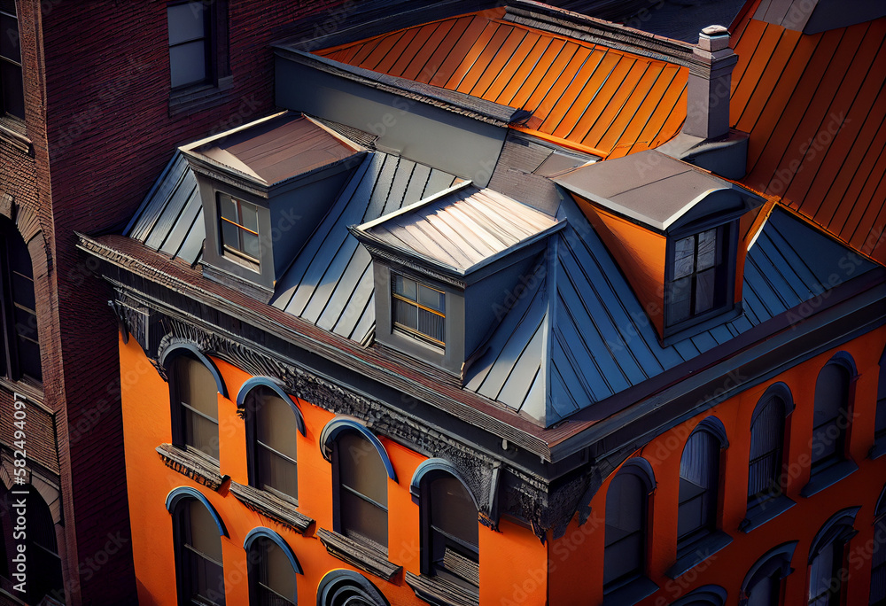Gold Raftors Building ,city,color,gold,black and white,House,Tiles, Slate, Shingles ...