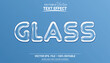 © sawrav97 - Glass style 3d looking editable vector text effect