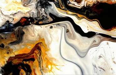  Abstract soft marble pattern, background. Ink and watercolor. AI generated, human enhancement
