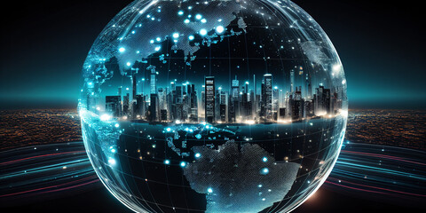 World wide web concept, network